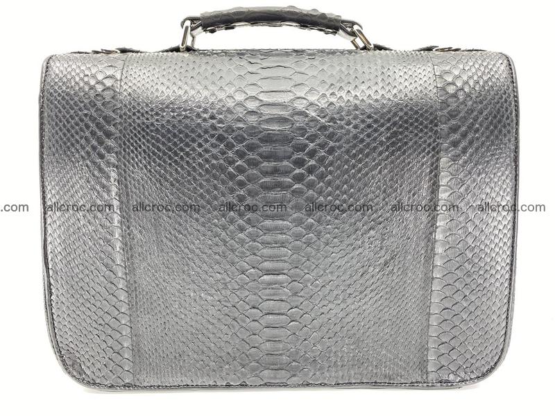 Snake python skin handbag for men 897