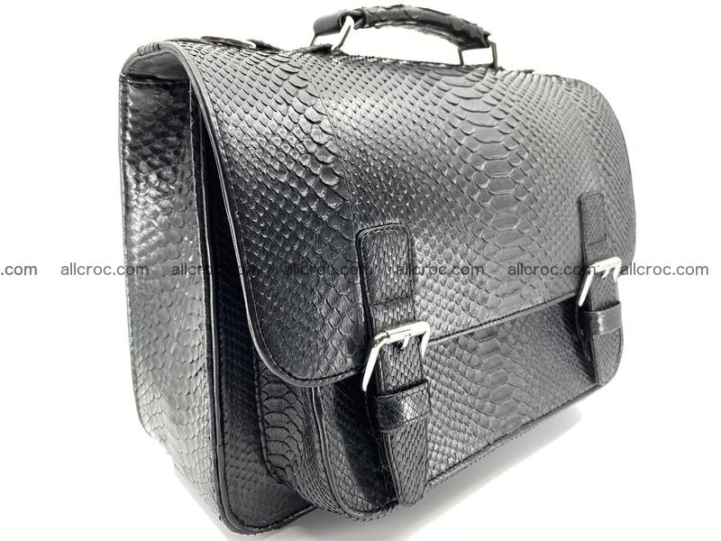 Snake python skin handbag for men 897