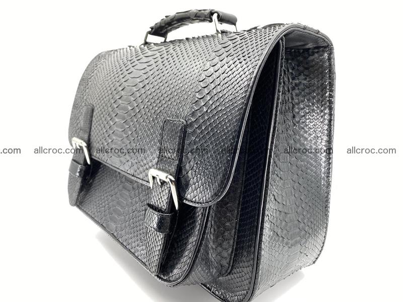 Snake python skin handbag for men 897