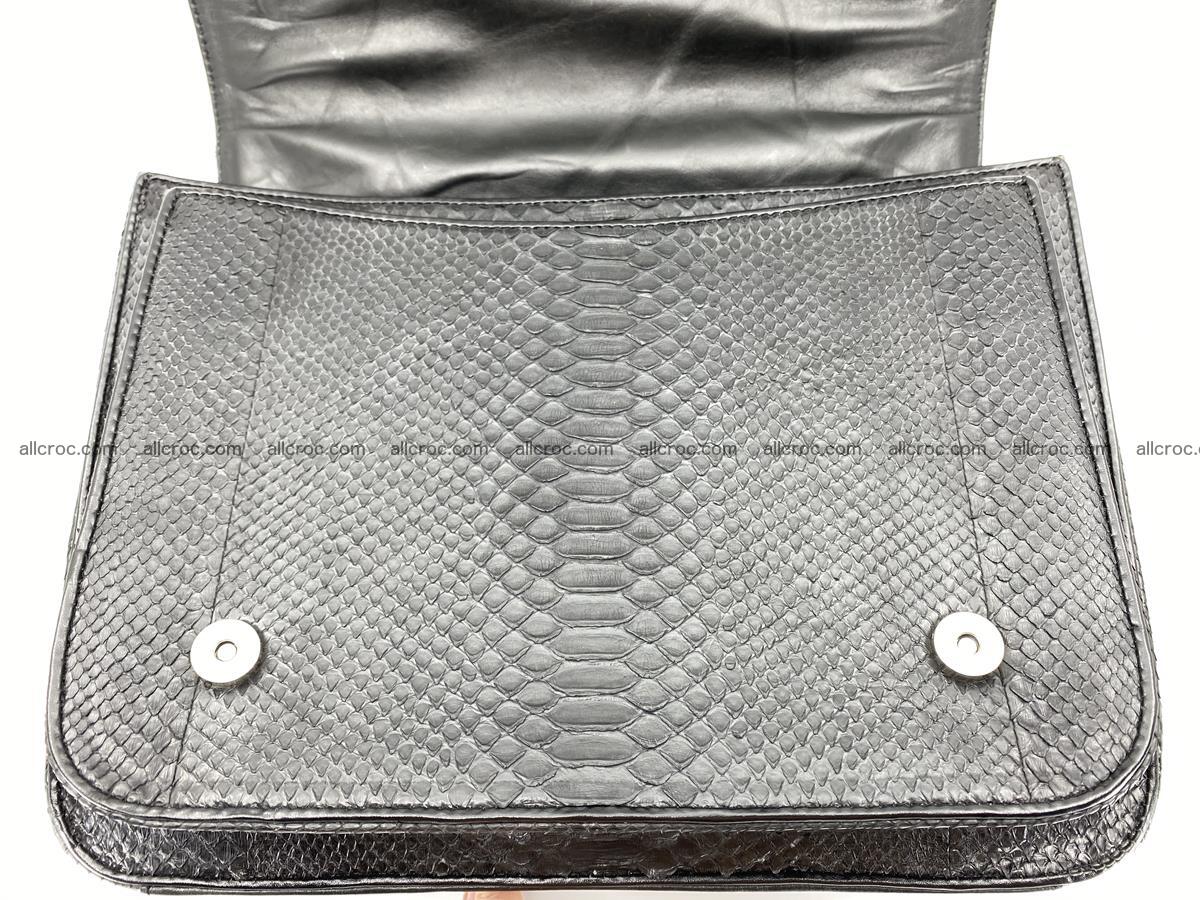 Snake python skin handbag for men 897 Foto 6