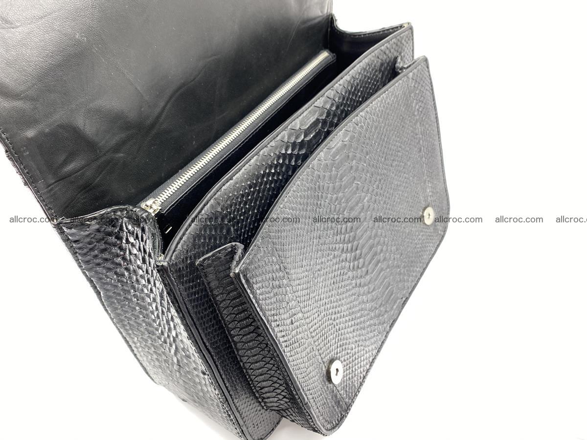 Snake python skin handbag for men 897 Foto 9
