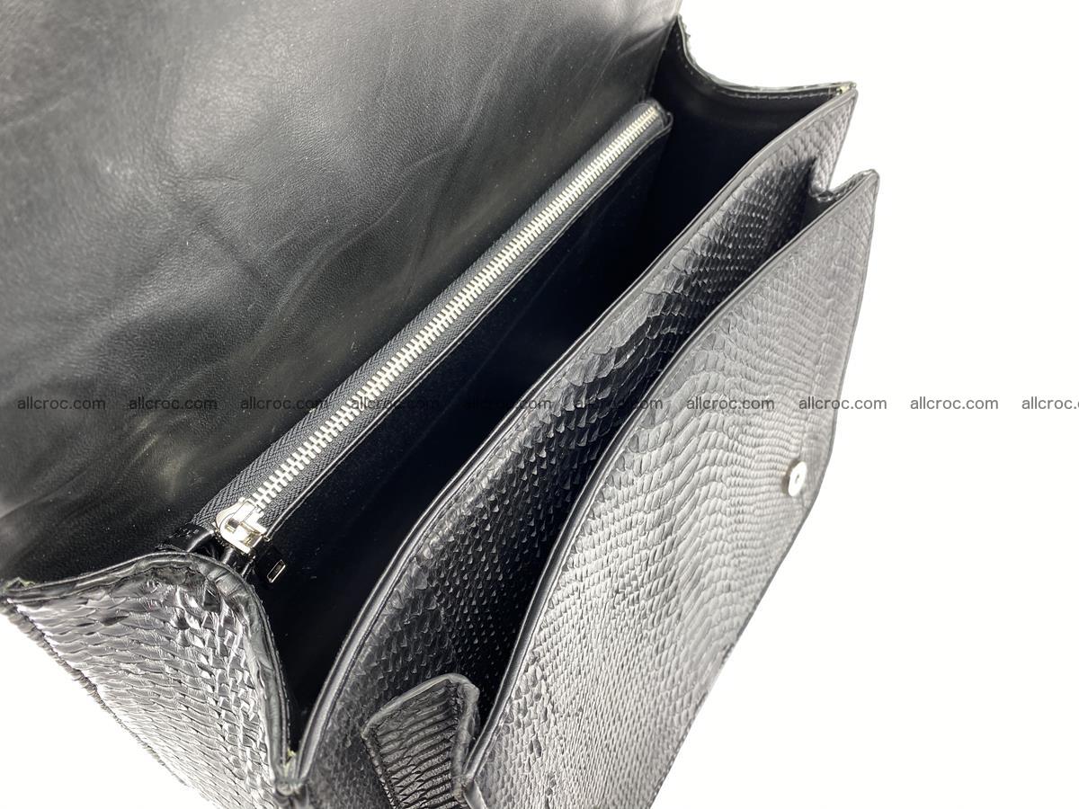 Snake python skin handbag for men 897 Foto 10