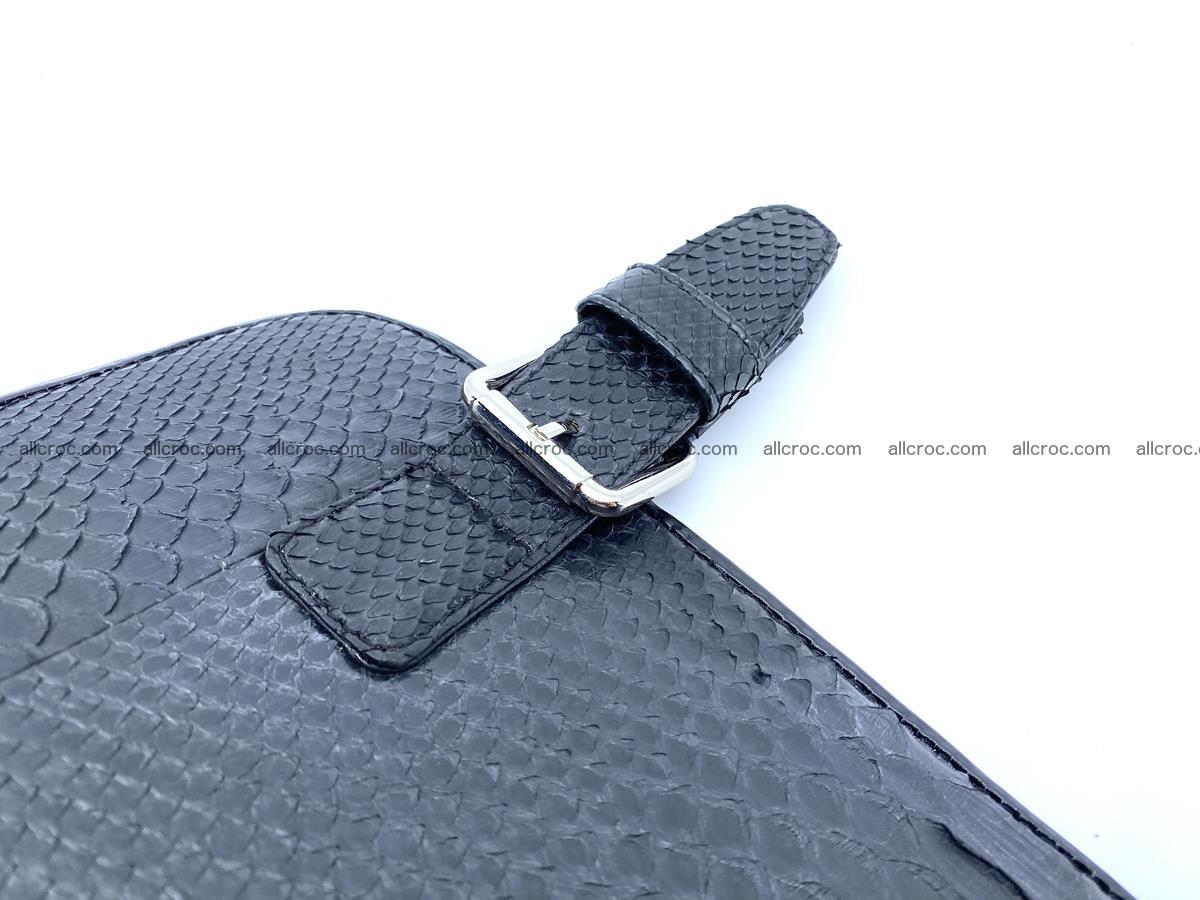 Snake python skin handbag for men 897 Foto 8