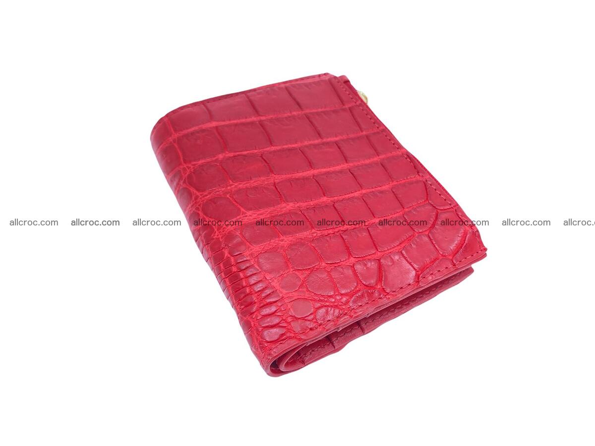 Vertical crocodile skin wallet 1715 Foto 3
