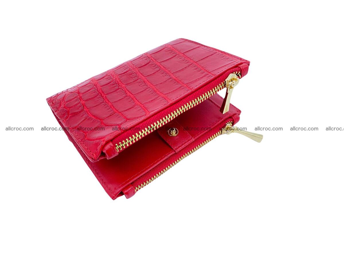 Vertical crocodile skin wallet 1715 Foto 0