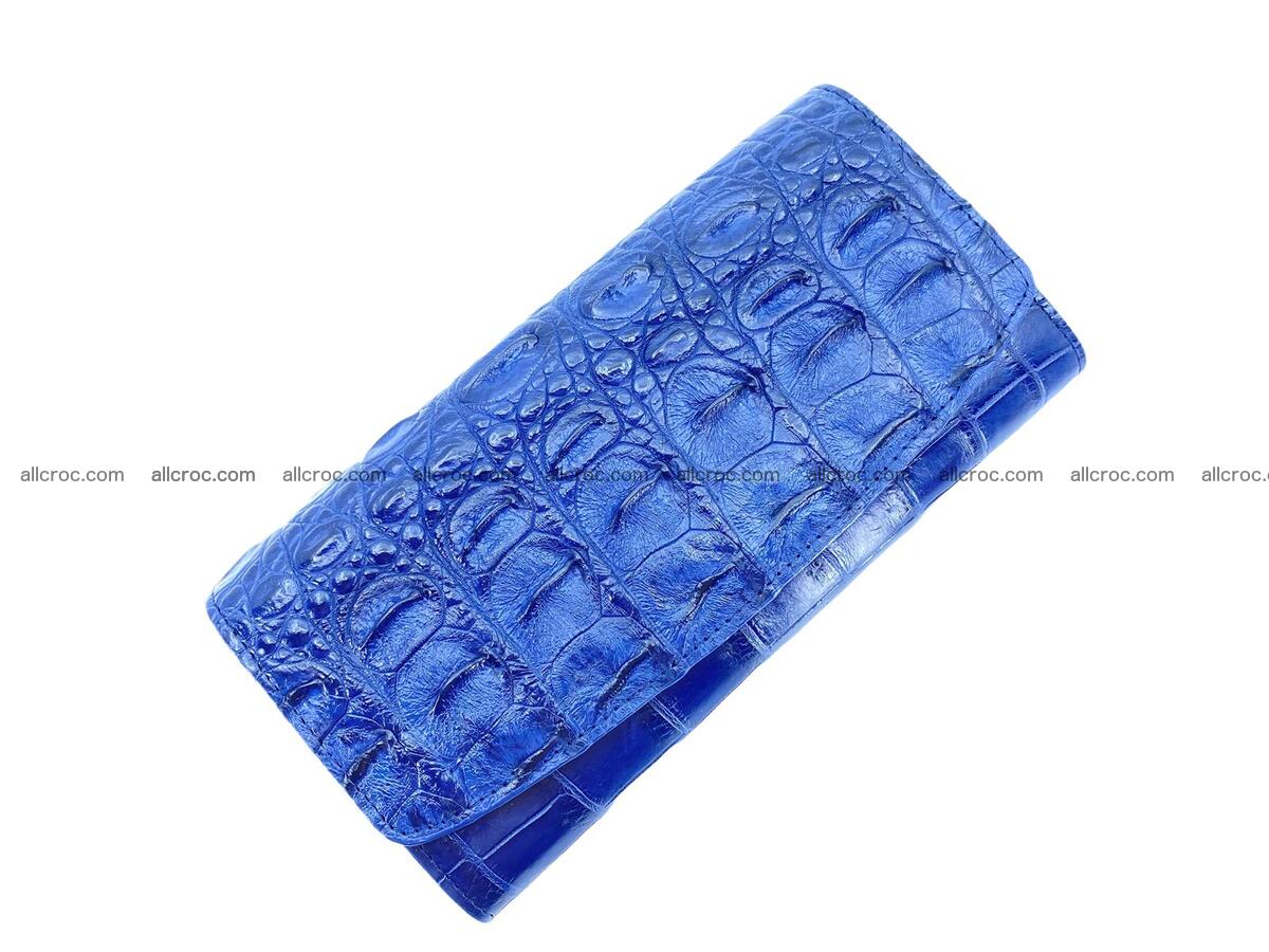 Women crocodile skin long wallet 2156 Foto 0