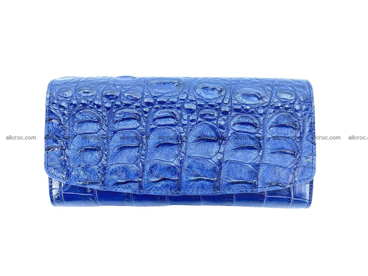 Women crocodile skin long wallet 2156 Foto 4