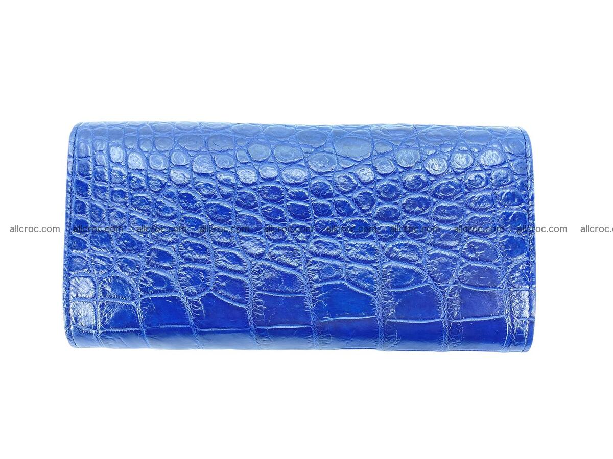 Women crocodile skin long wallet 2156 Foto 5