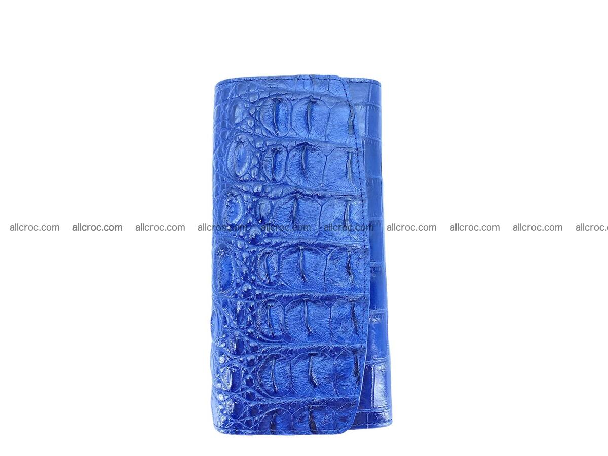 Women crocodile skin long wallet 2156 Foto 2
