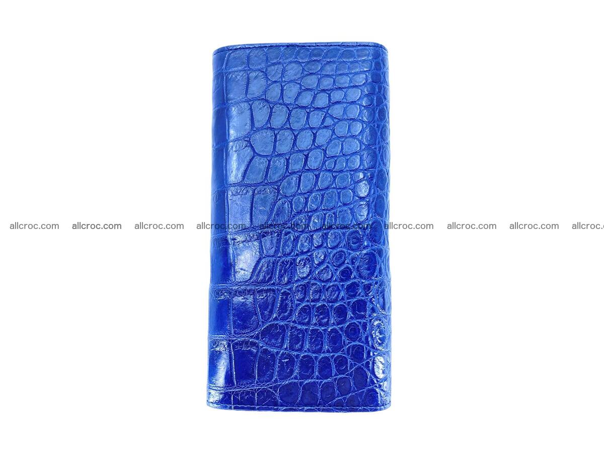 Women crocodile skin long wallet 2156 Foto 3