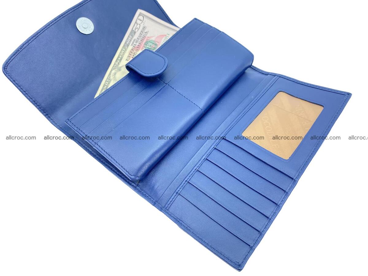 Women crocodile skin long wallet 2156 Foto 10