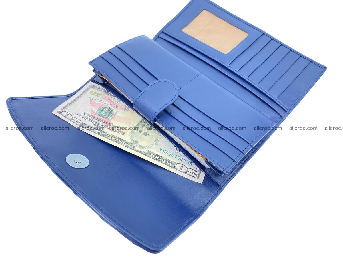 Women crocodile skin long wallet 2156 Foto 11