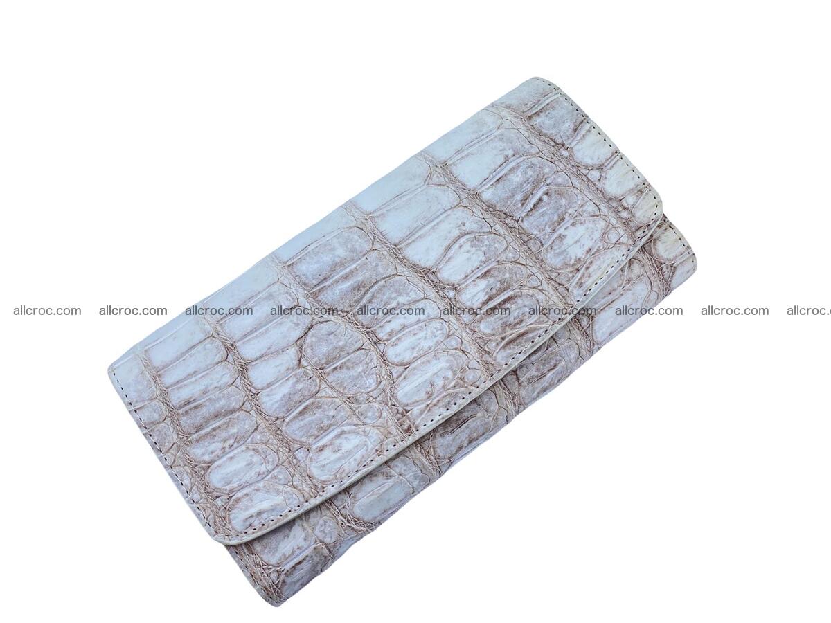 Women crocodile skin long wallet 2140 Foto 0