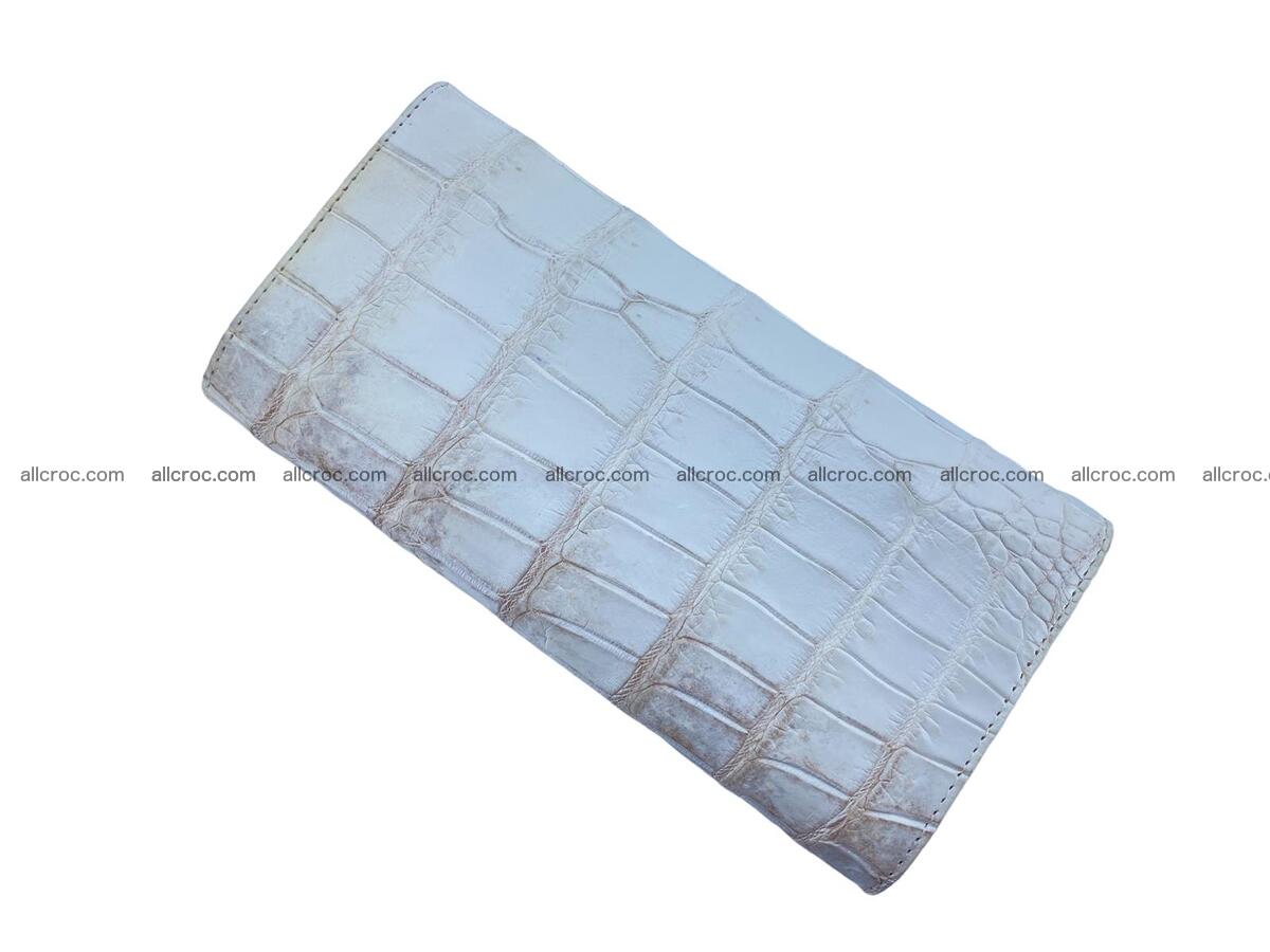 Women crocodile skin long wallet 2140 Foto 1