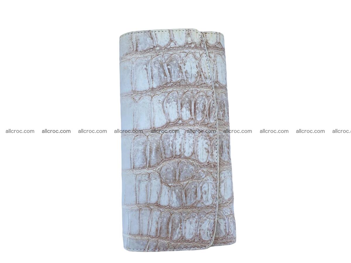 Women crocodile skin long wallet 2140 Foto 2