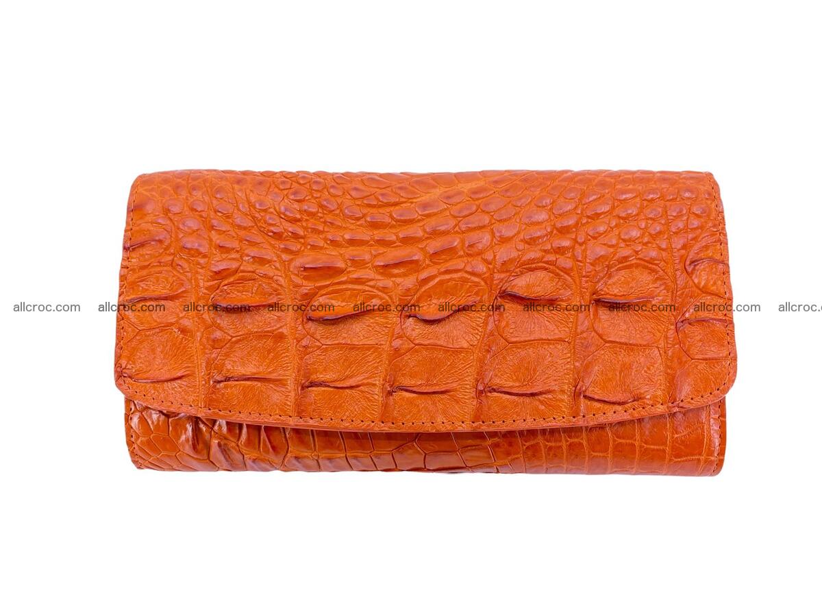 Women crocodile skin long wallet 2167 Foto 4