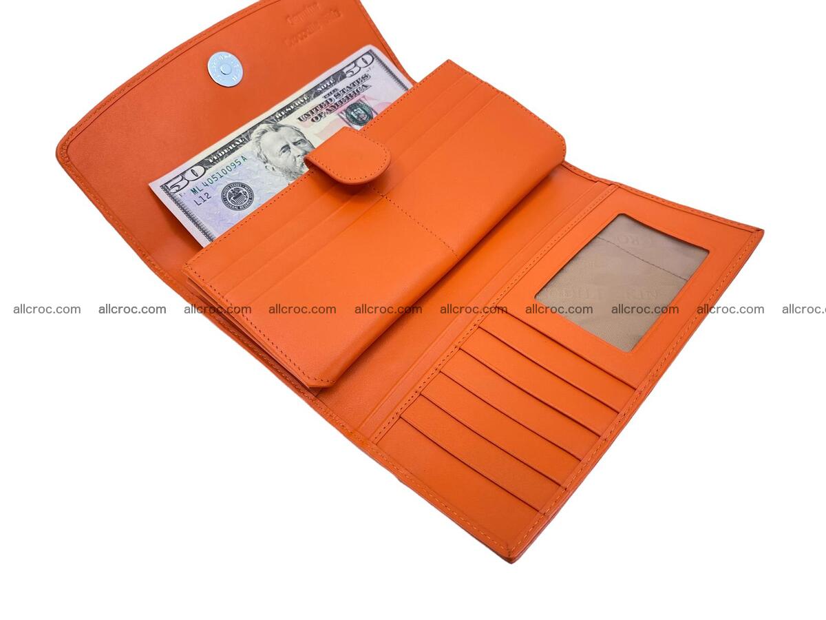 Women crocodile skin long wallet 2167 Foto 11