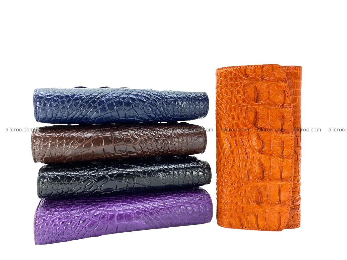Women crocodile skin long wallet 2167 Foto 12