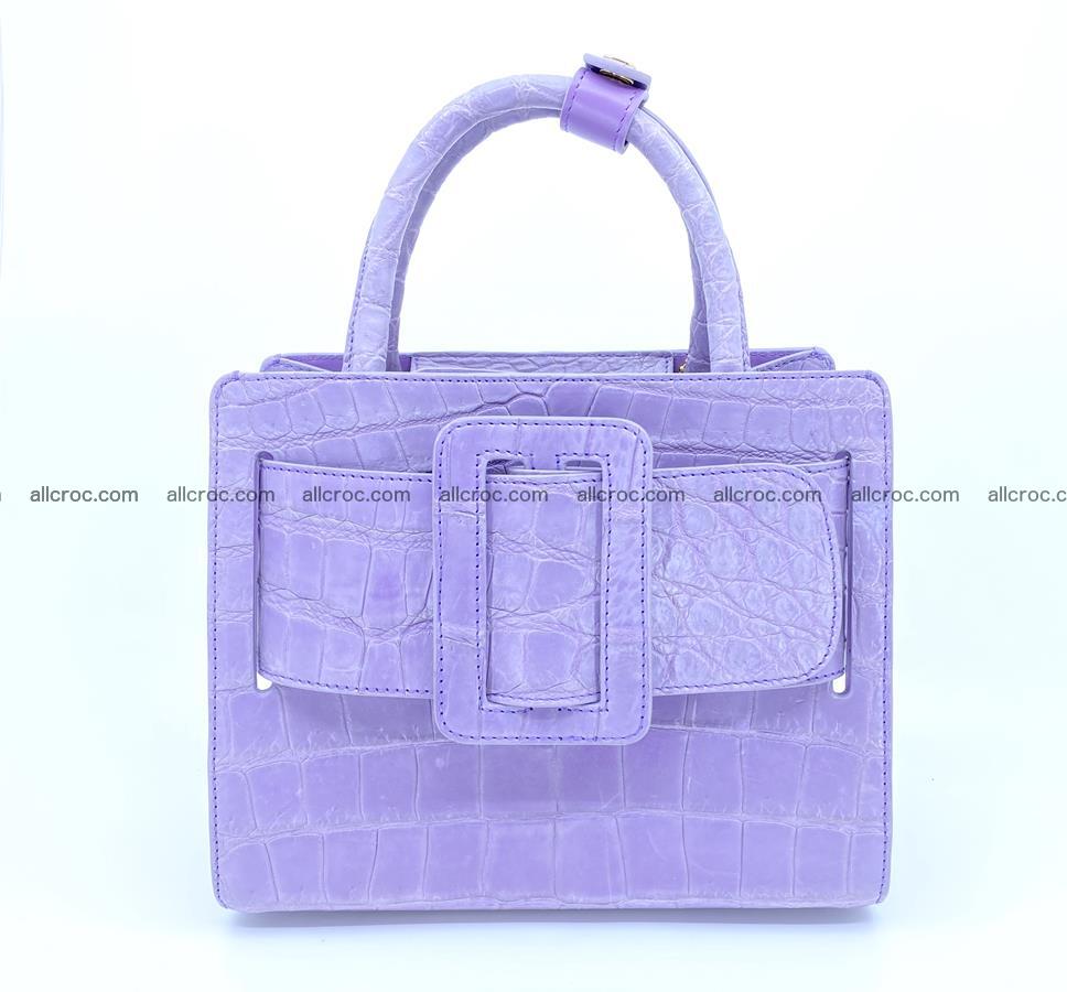 Women’s crocodile skin handbag 1341 Foto 0