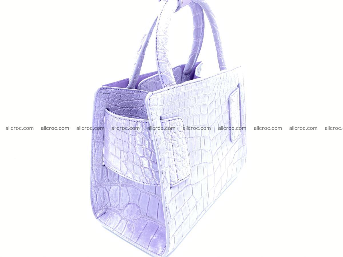 Women’s crocodile skin handbag 1341 Foto 5