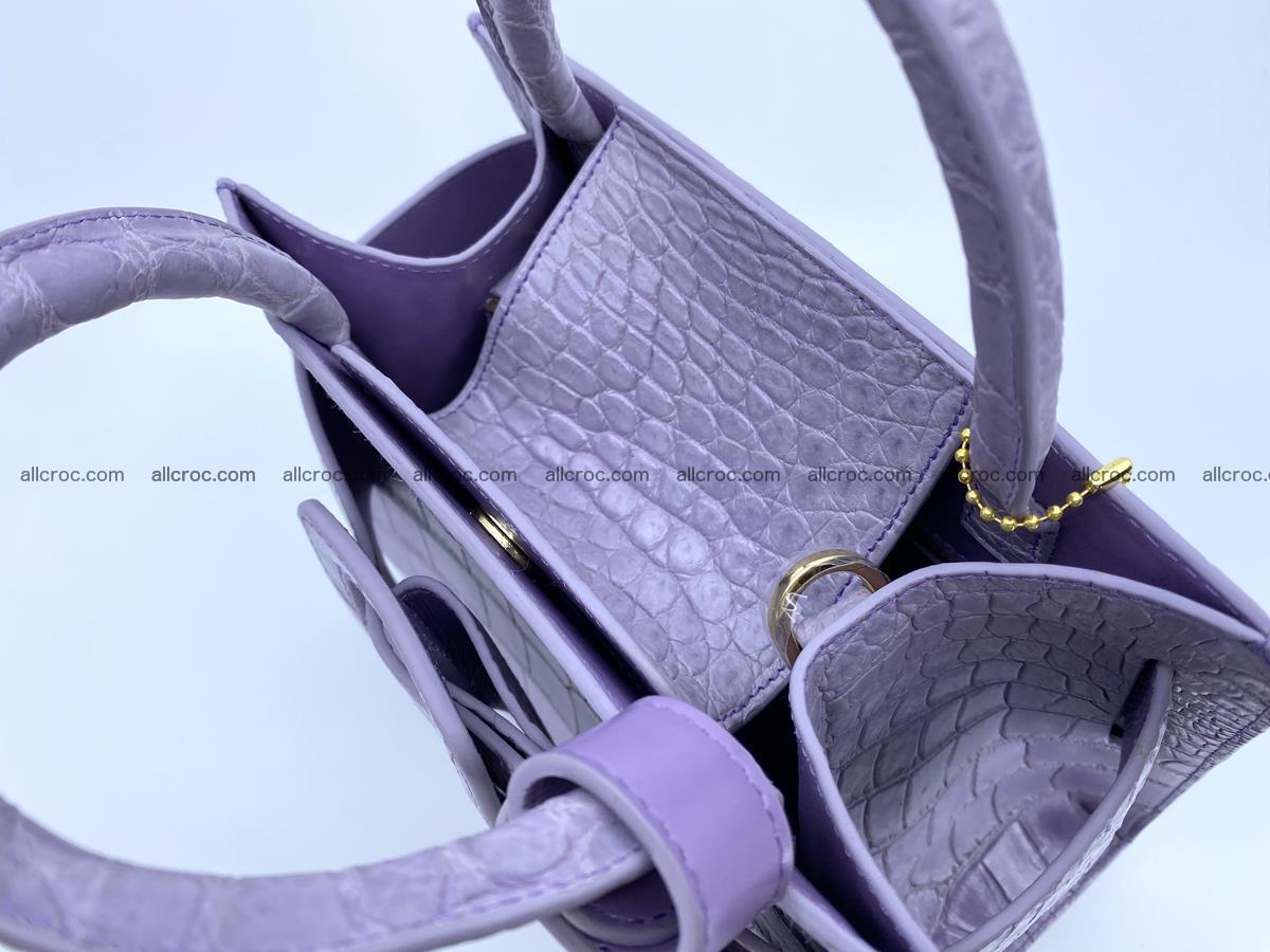 Women’s crocodile skin handbag 1341 Foto 15
