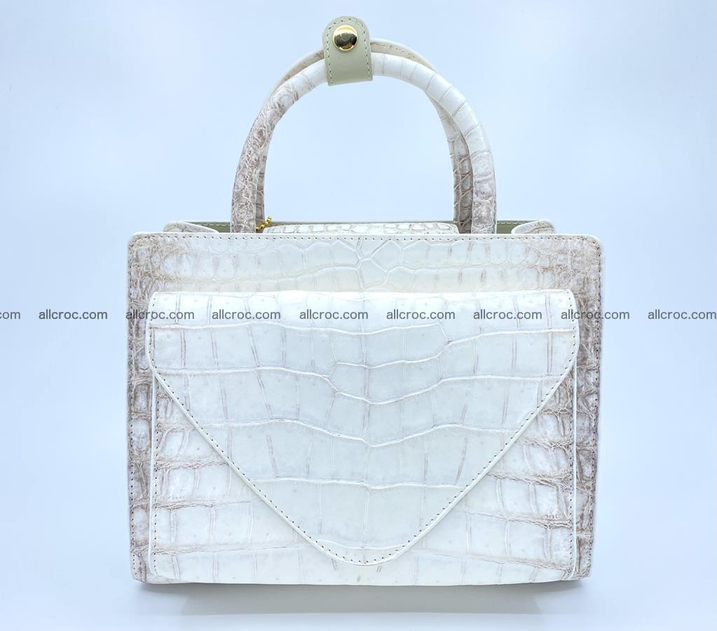 Women’s crocodile skin handbag 1453 Foto 0