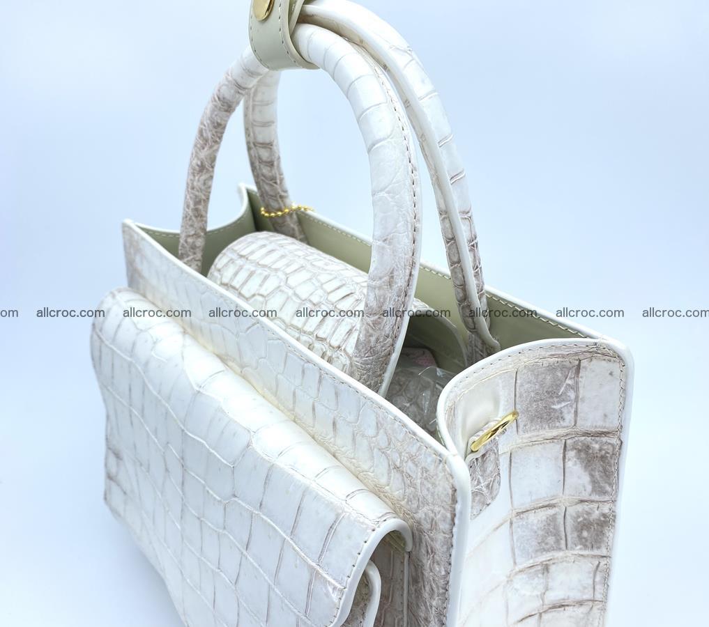 Women’s crocodile skin handbag 1453 Foto 6