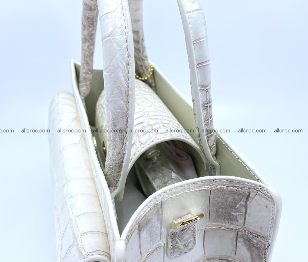 Women’s crocodile skin handbag 1453 Foto 10