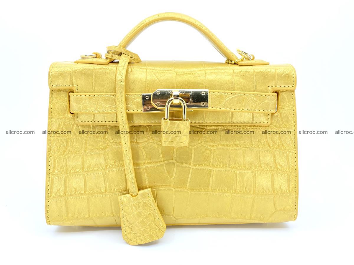 Women’s crocodile skin handbag Kelly 1347 Foto 0