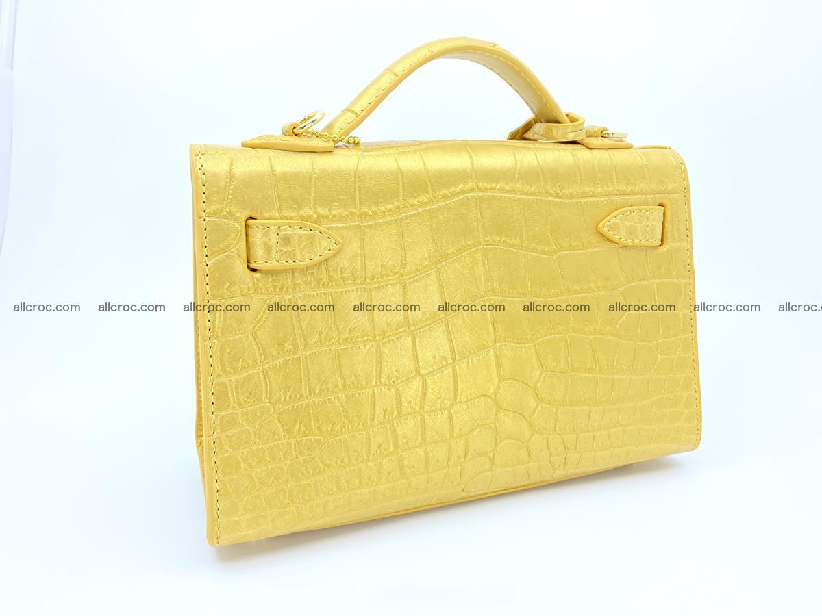 Women’s crocodile skin handbag Kelly 1347 Foto 8