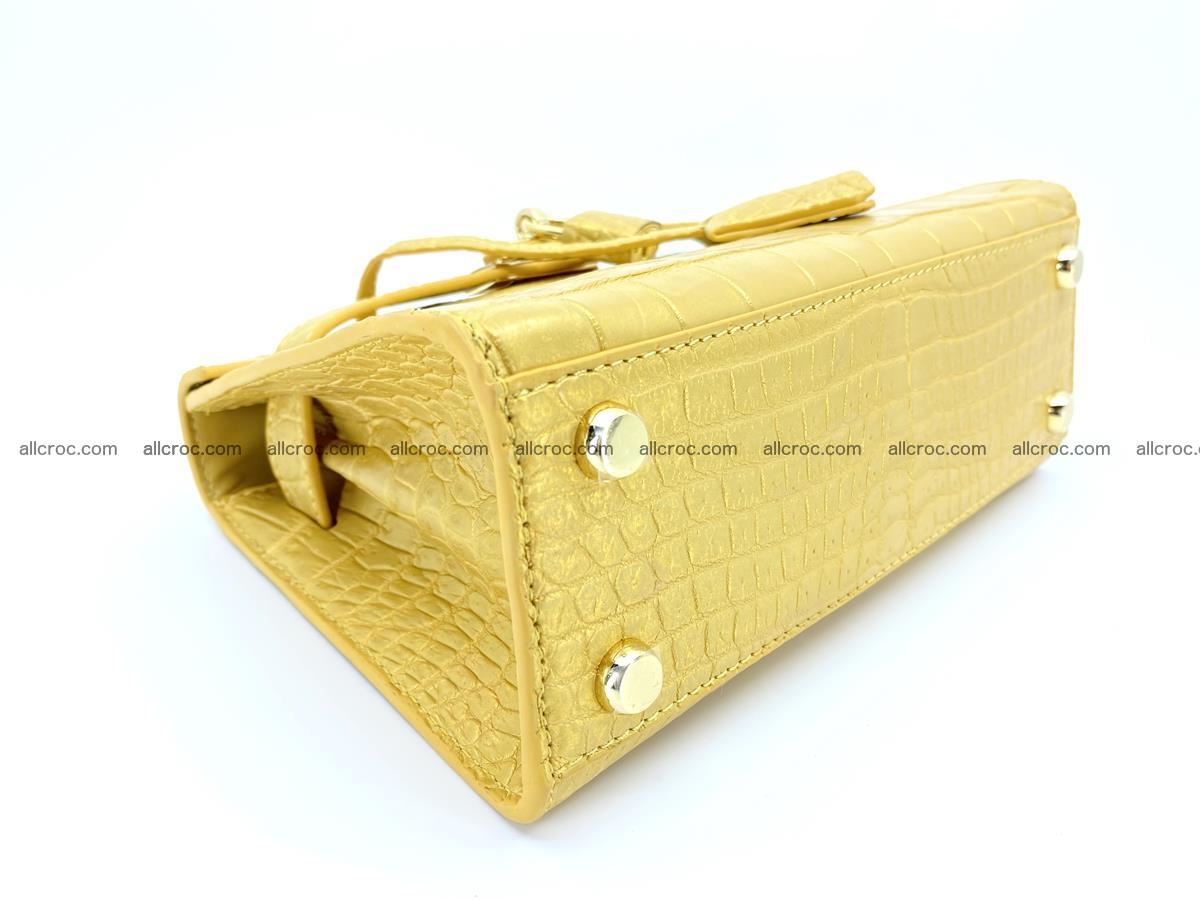 Women’s crocodile skin handbag Kelly 1347 Foto 11