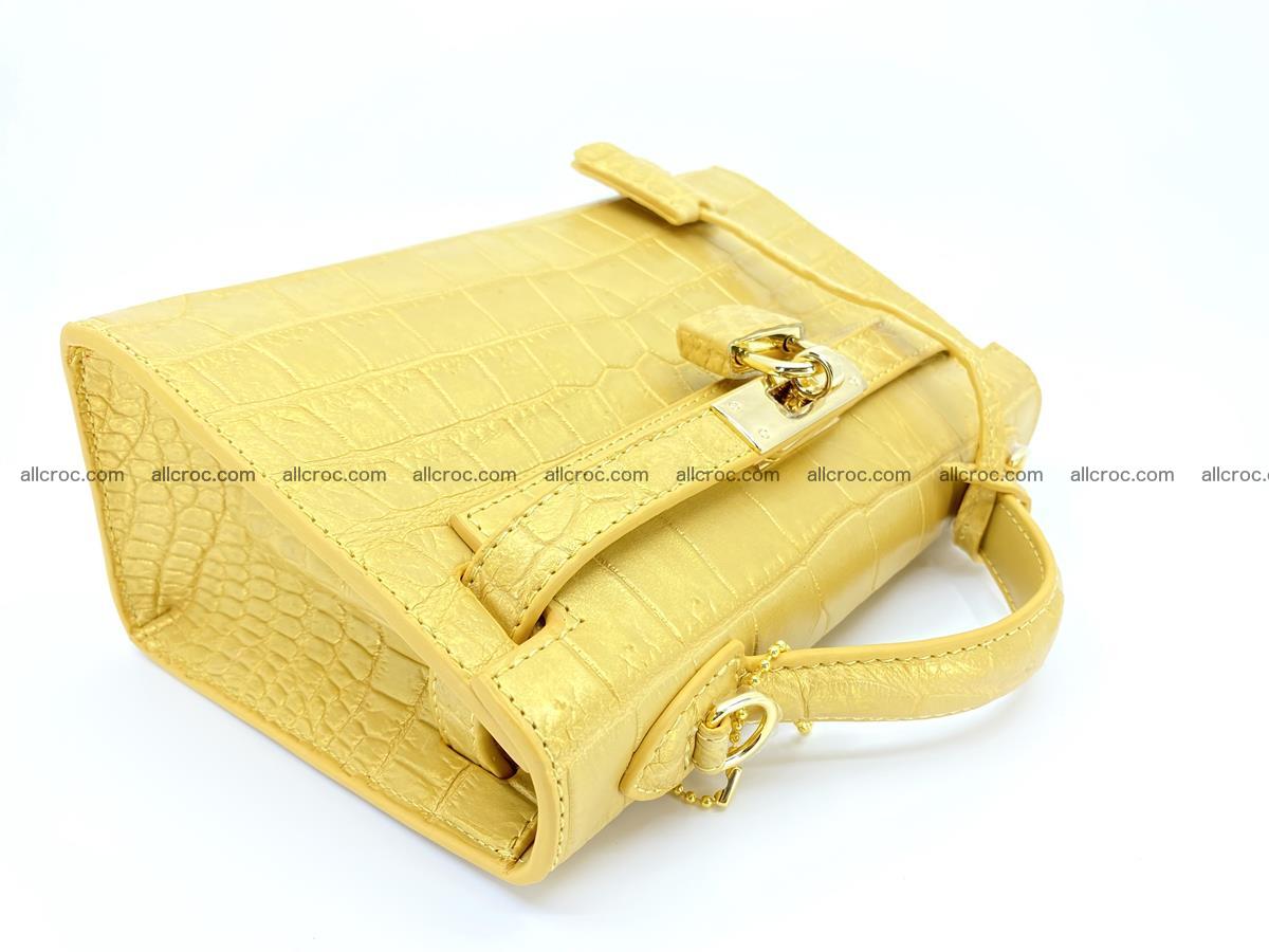 Women’s crocodile skin handbag Kelly 1347 Foto 12