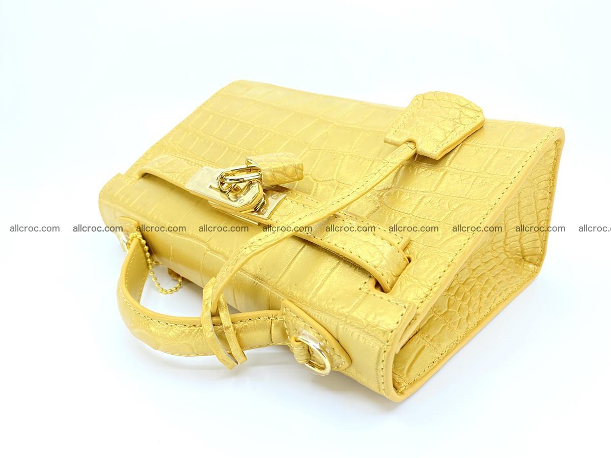 Women’s crocodile skin handbag Kelly 1347 Foto 13