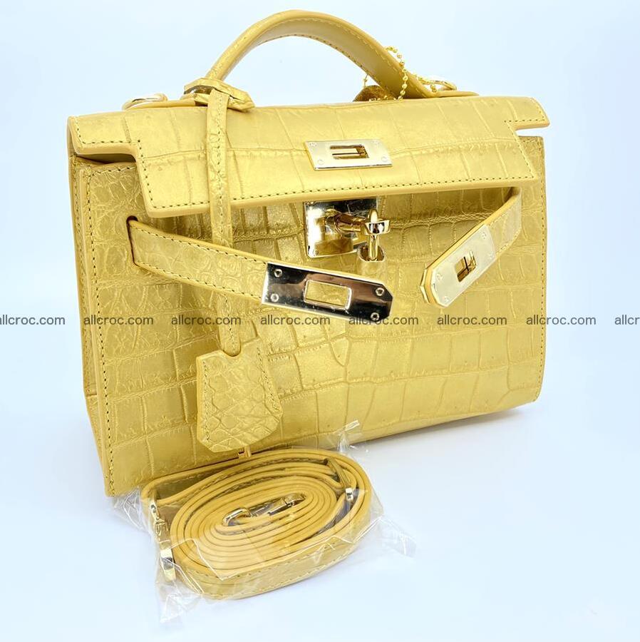 Women’s crocodile skin handbag Kelly 1347 Foto 6