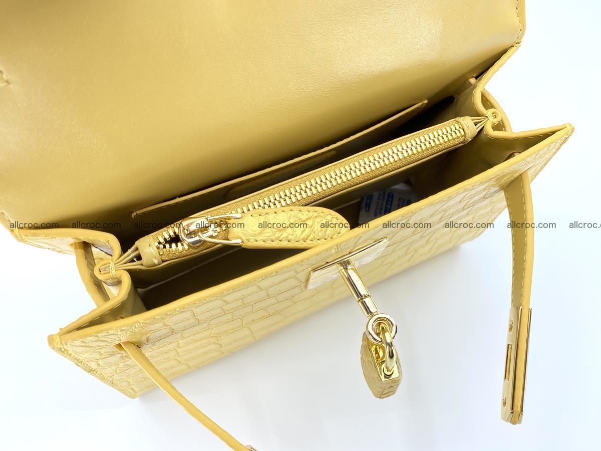Women’s crocodile skin handbag Kelly 1347 Foto 14