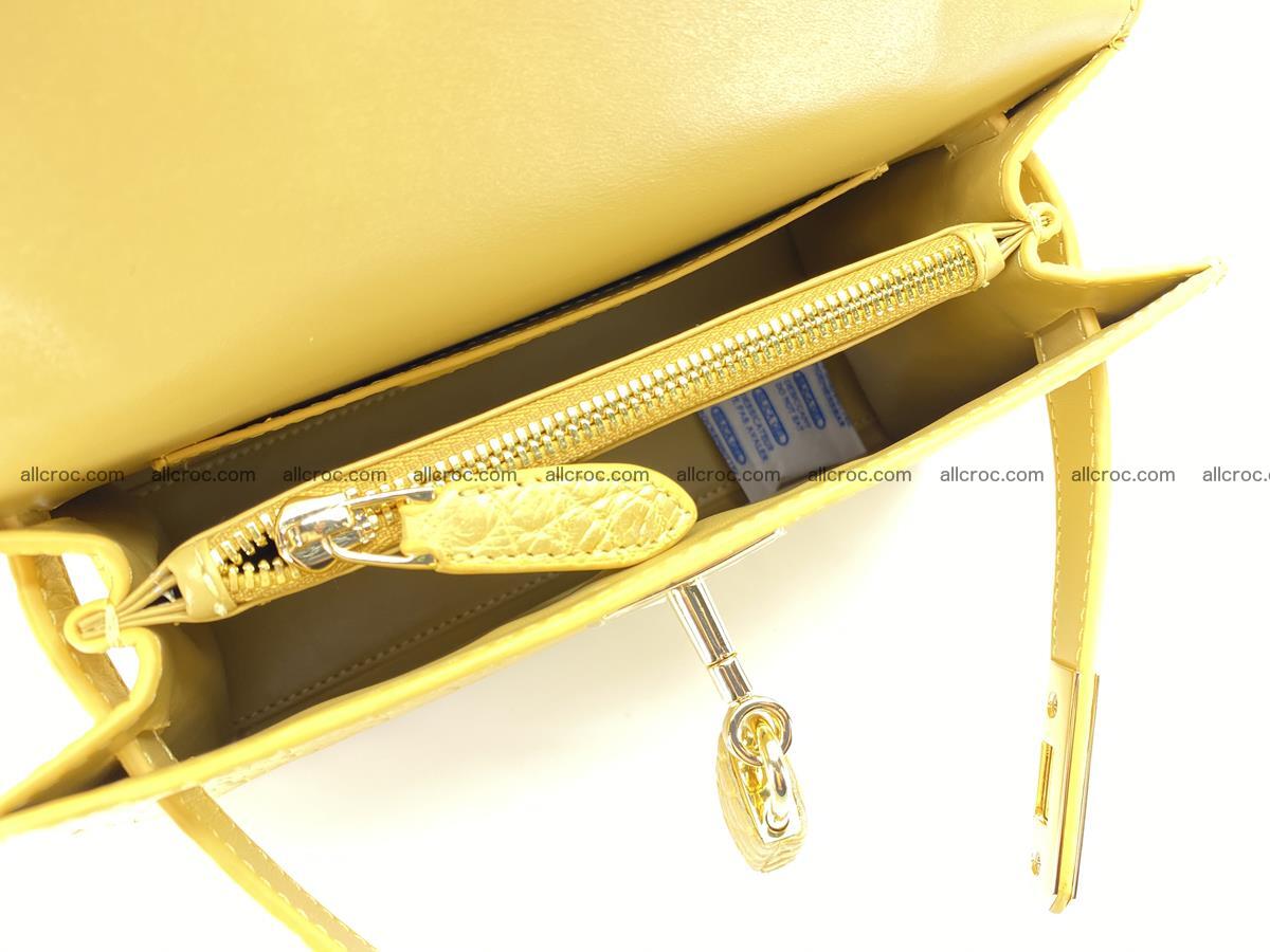 Women’s crocodile skin handbag Kelly 1347 Foto 15