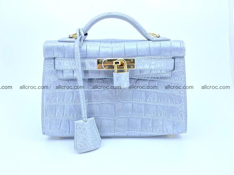 Women’s crocodile skin handbag Kelly 1348