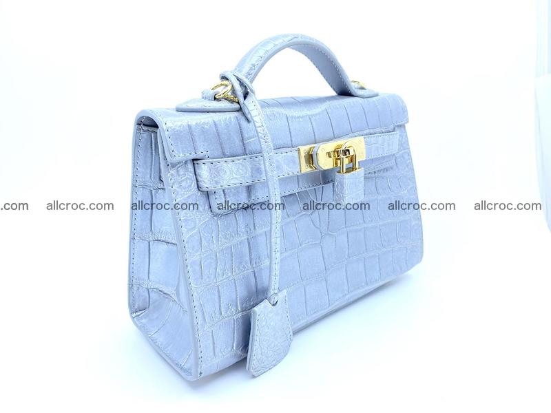 Women’s crocodile skin handbag Kelly 1348