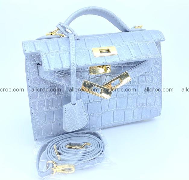 Women’s crocodile skin handbag Kelly 1348