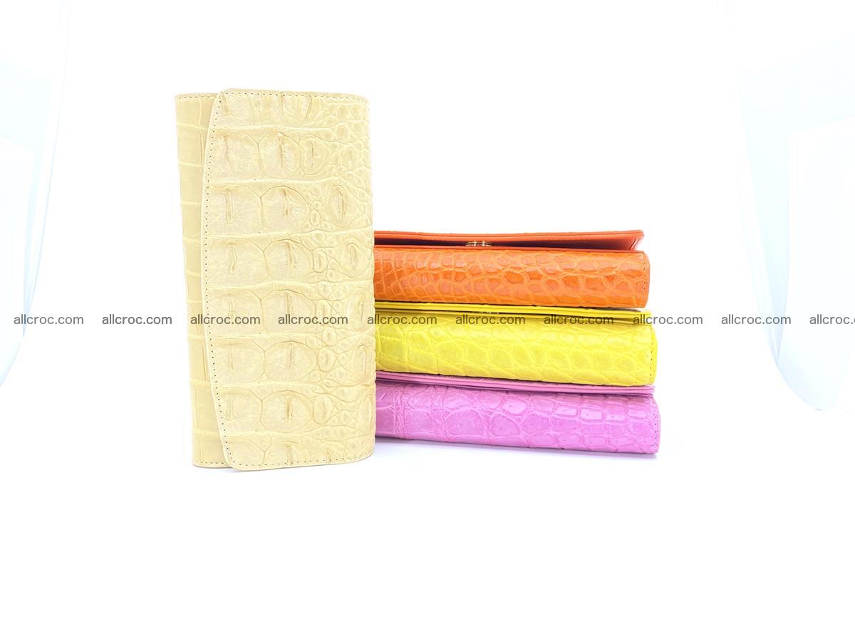 women's crocodile skin long wallet 1022 Foto 12