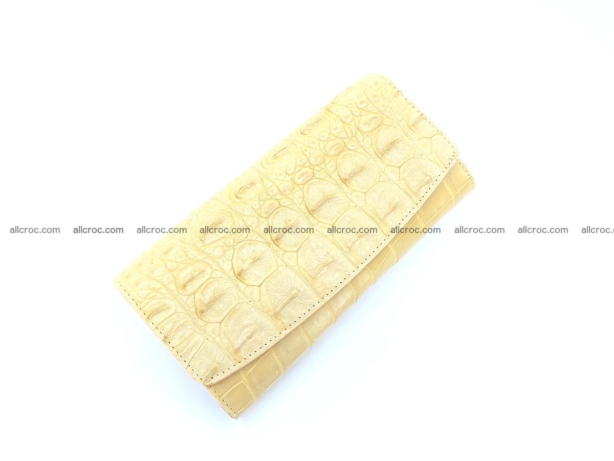 women's crocodile skin long wallet 1022 Foto 2
