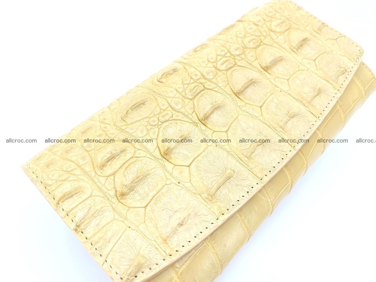 women's crocodile skin long wallet 1022 Foto 3