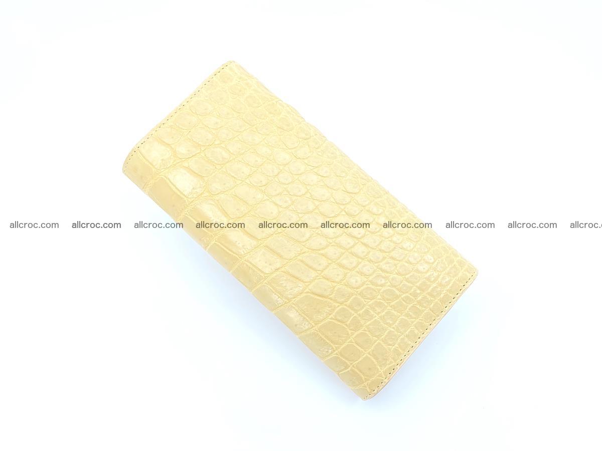 women's crocodile skin long wallet 1022 Foto 4