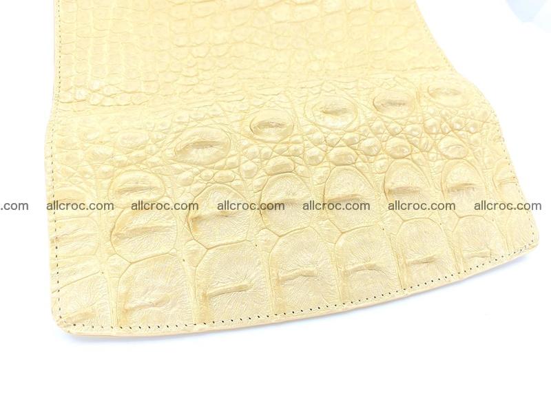 women's crocodile skin long wallet 1022