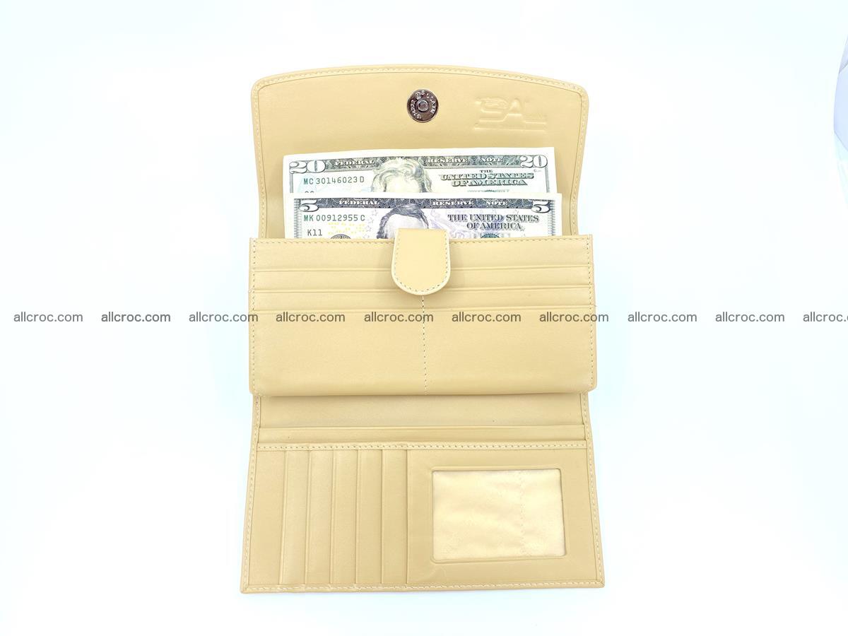 women's crocodile skin long wallet 1022 Foto 9