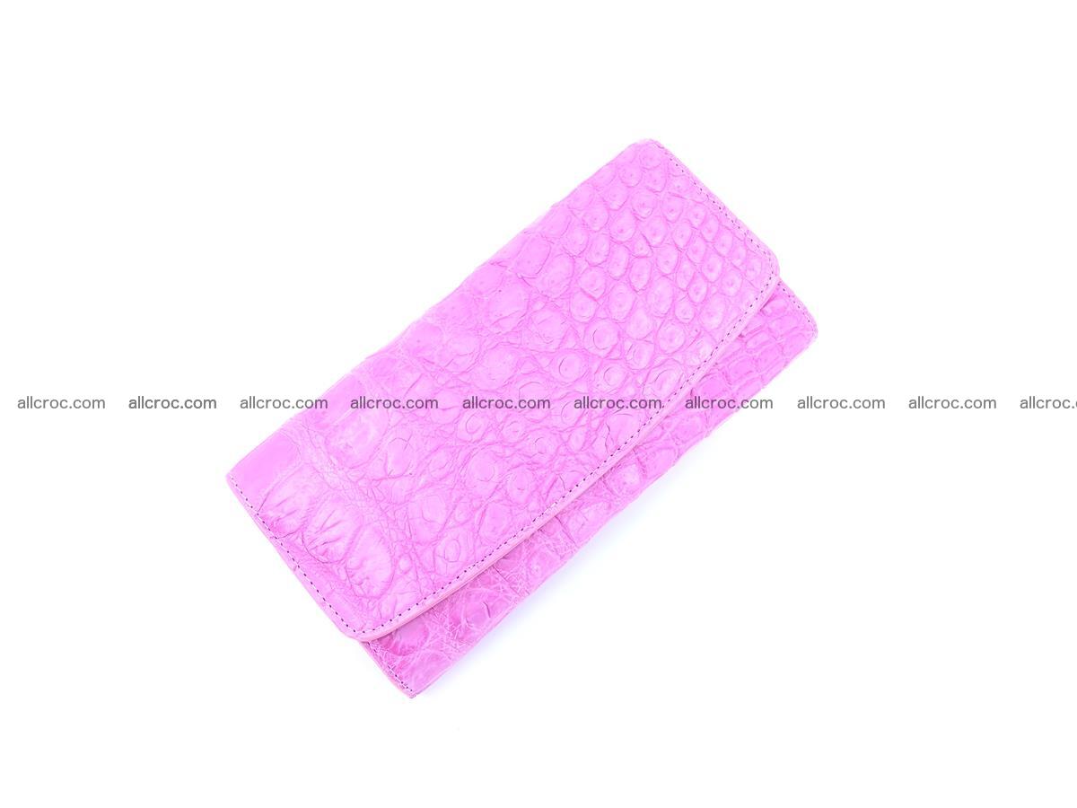 Women's crocodile skin long wallet 1020 Foto 2