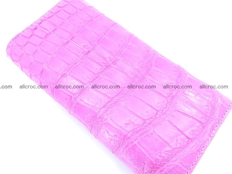 Women's crocodile skin long wallet 1020