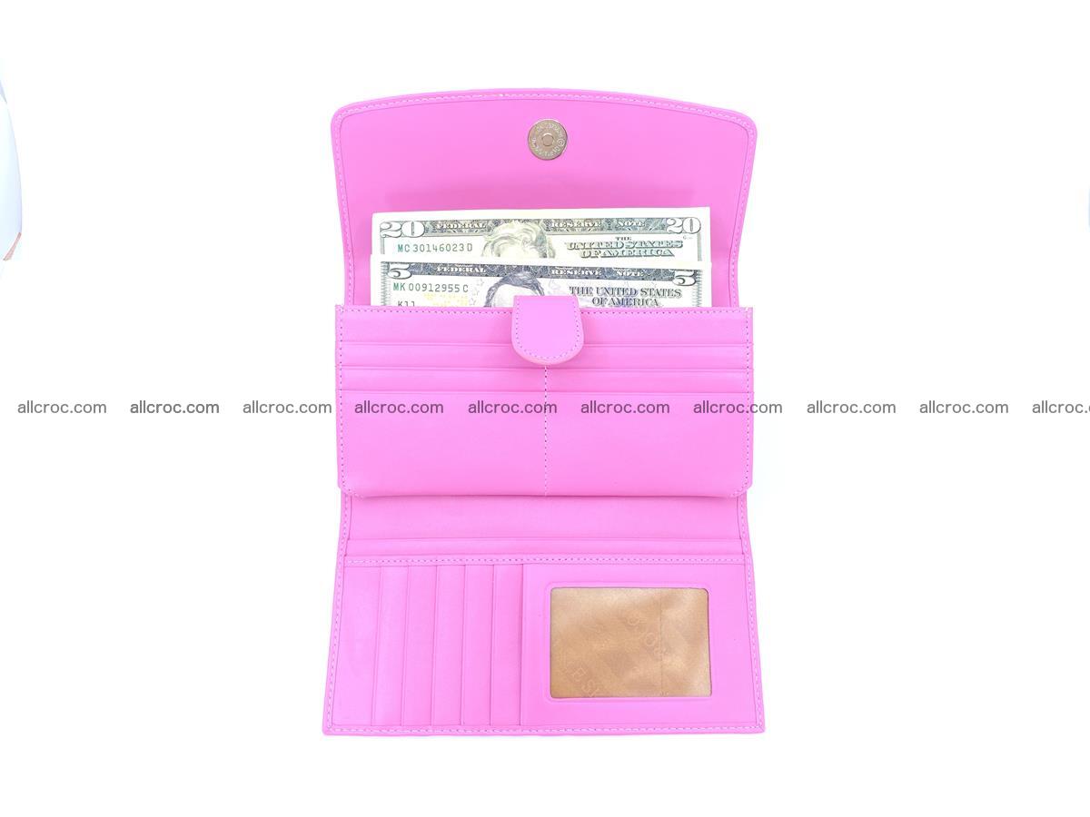 Women's crocodile skin long wallet 1020 Foto 9