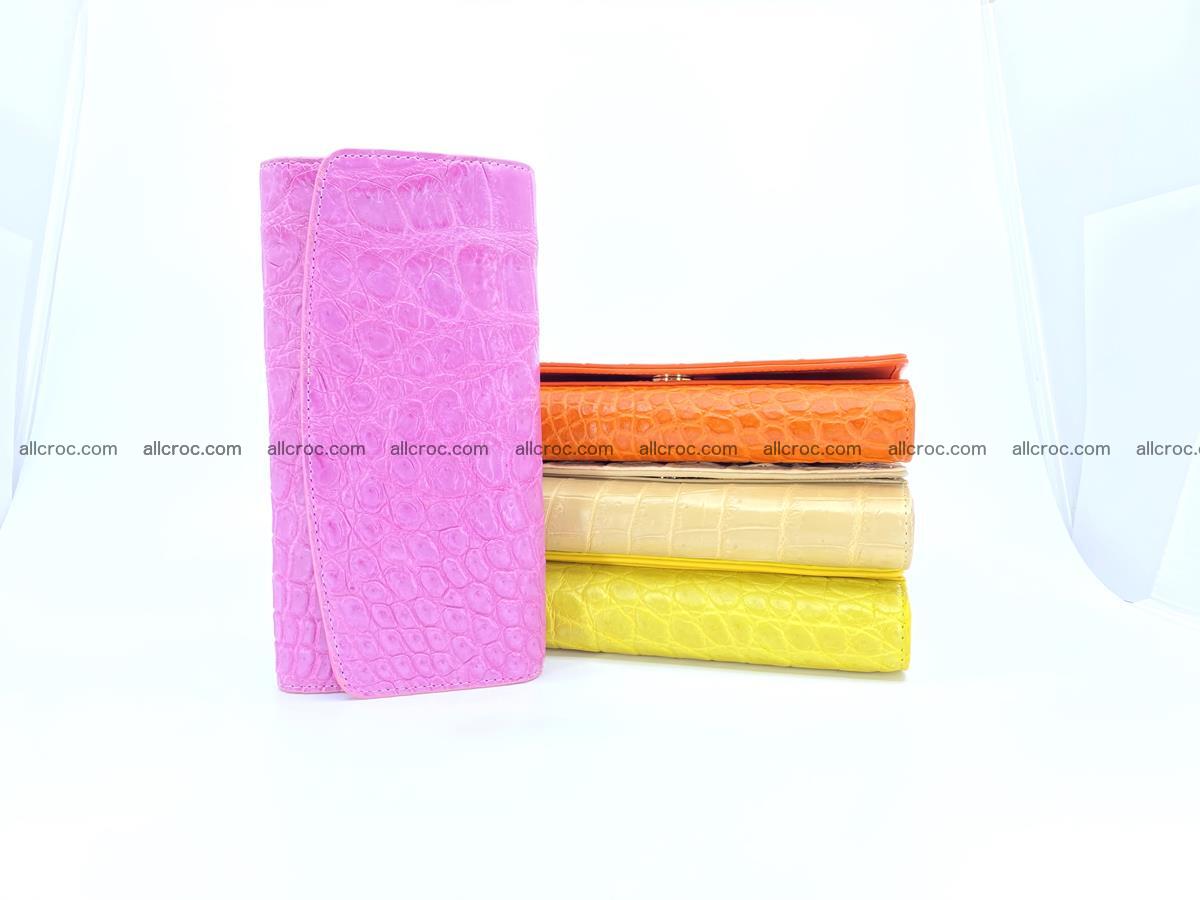 Women's crocodile skin long wallet 1020 Foto 10