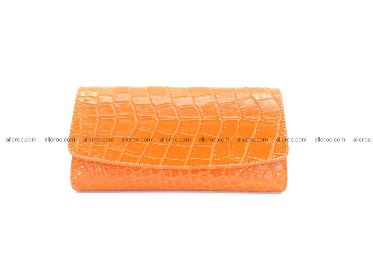 Women's crocodile skin long wallet 1019 Foto 0